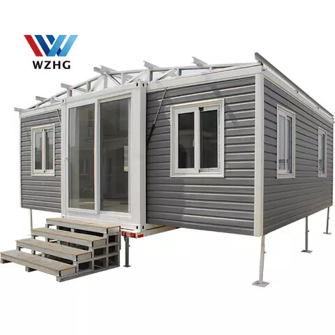 Expandable prefabricated container house