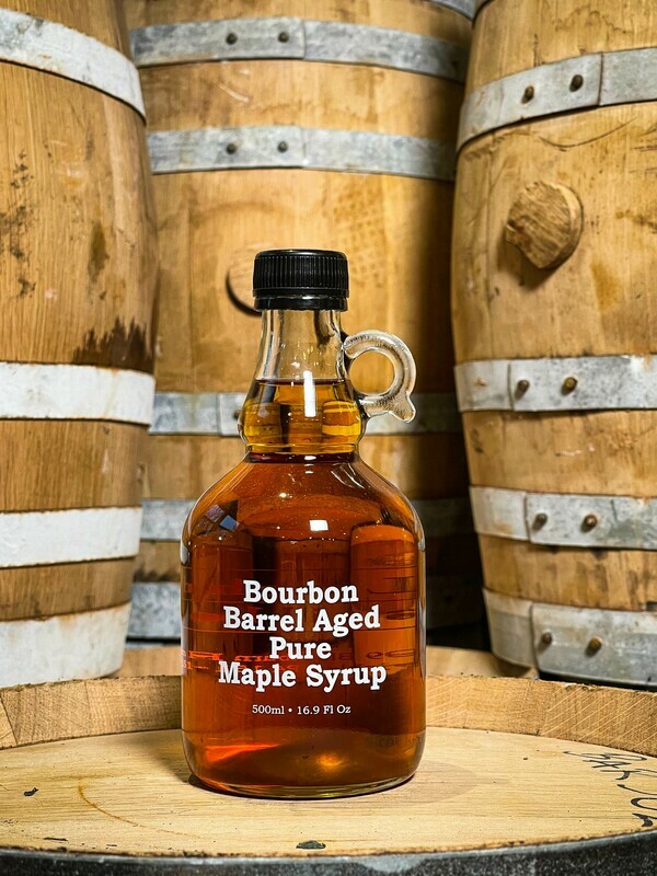 Bourbon Barrel Aged Pure Maple Syrup