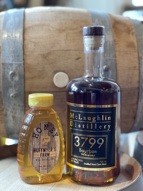3799 Bourbon and Huffmeyer Farms Honey