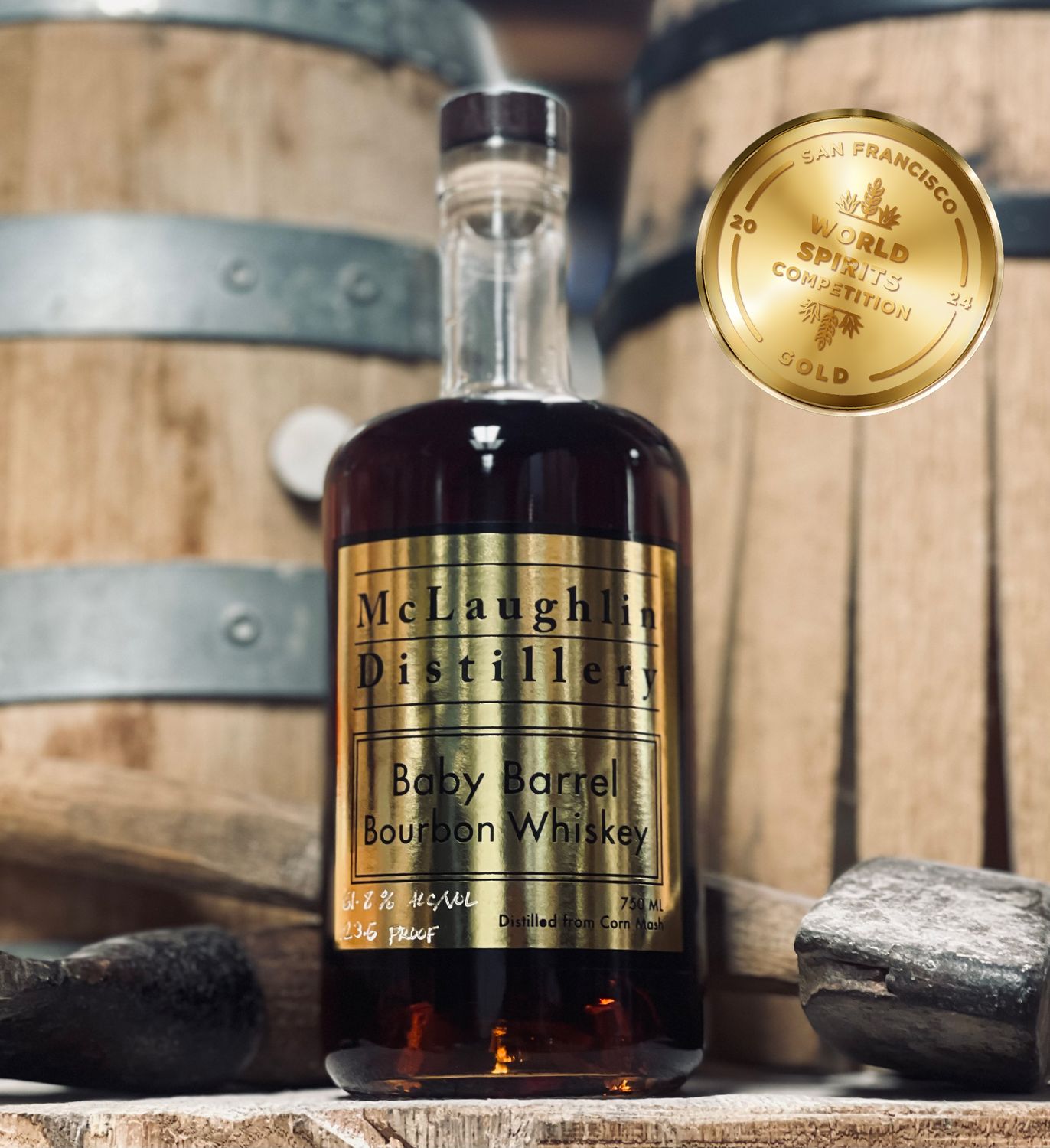 Cask Strength Baby Barrel Bourbon