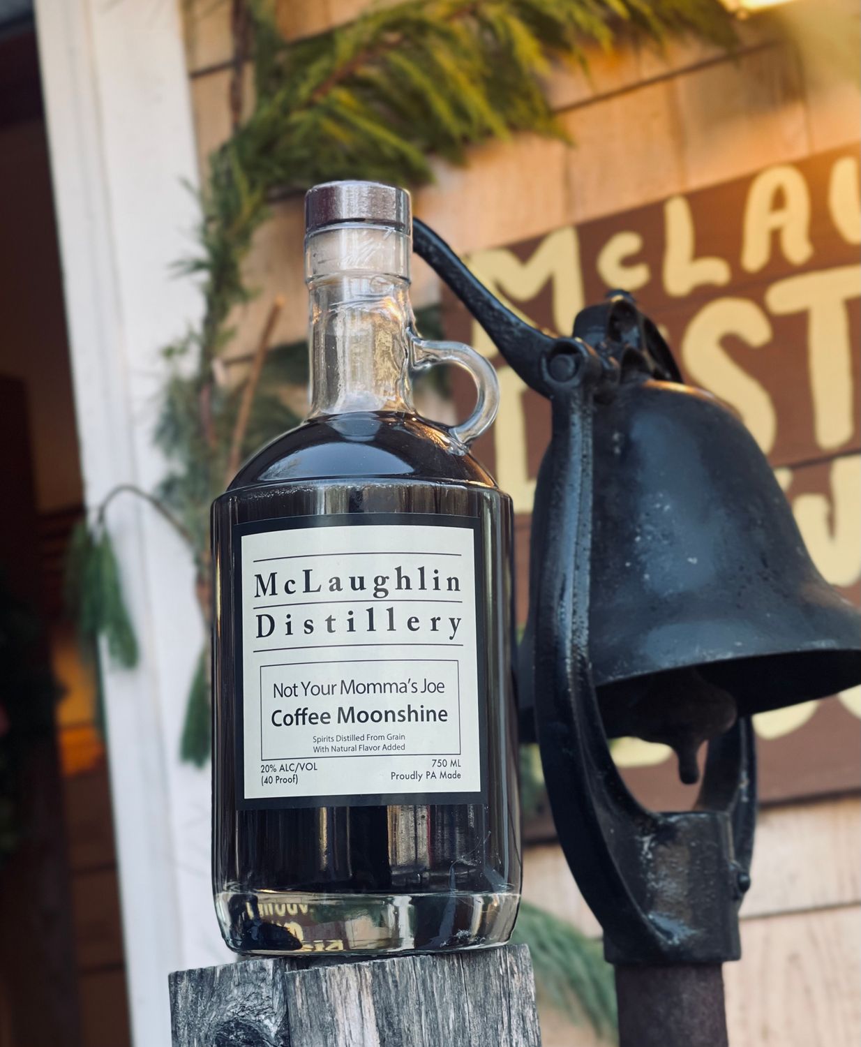 Not Your Momma's Joe Coffee Moonshine - McLaughlin Distilery