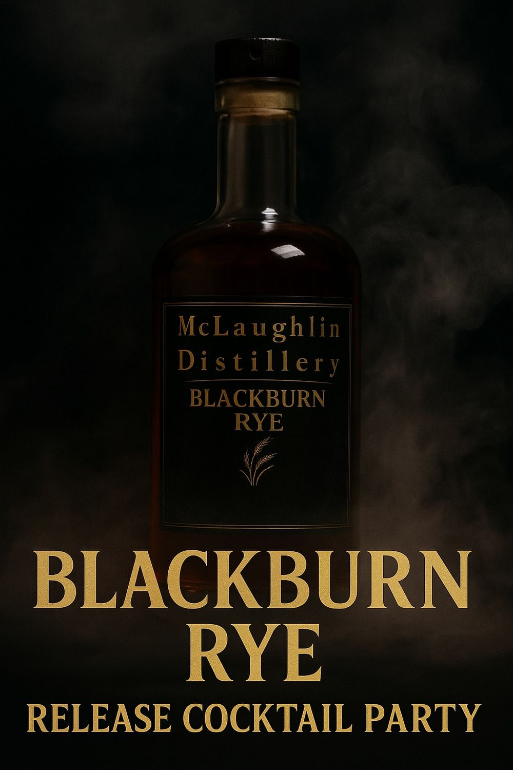 Blackburn Rye Release Cocktail Party ~ October 30th 5:30pm-7:30pm