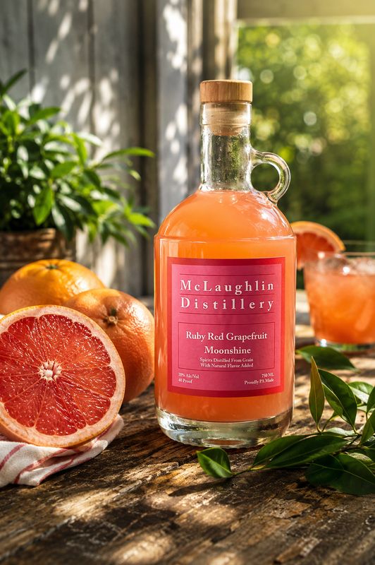 Ruby Red Grapefruit Moonshine