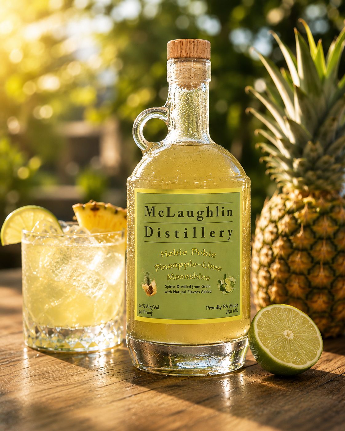 Hokie Pokie Pineapple Lime Moonshine Hokie Pokie Pineapple Lime Moonshine