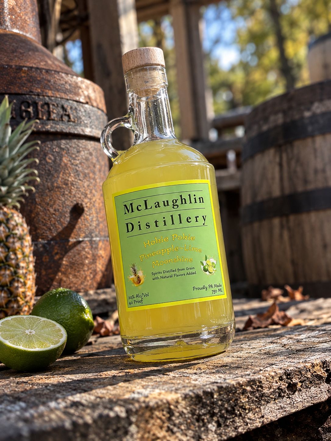 Hokie Pokie Pineapple Lime Moonshine Hokie Pokie Pineapple Lime Moonshine