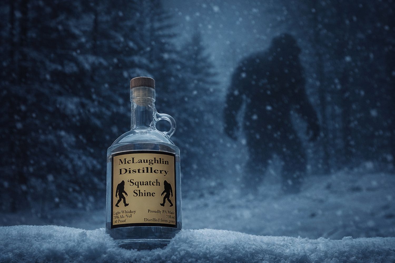 'Squatch Shine (140 Proof Moonshine)