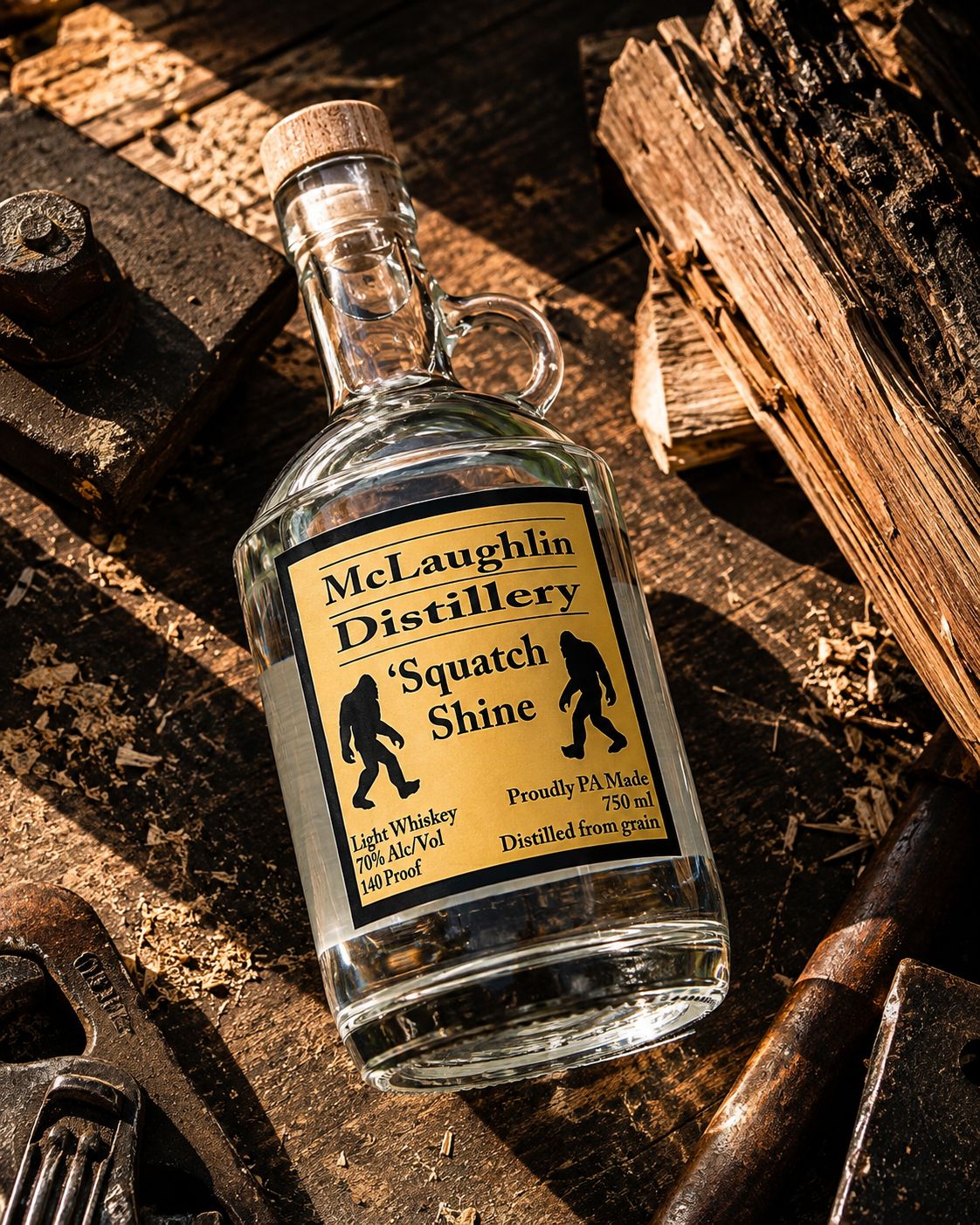 'Squatch Shine (140 Proof Moonshine) 'Squatch Shine (140 Proof Moonshine)