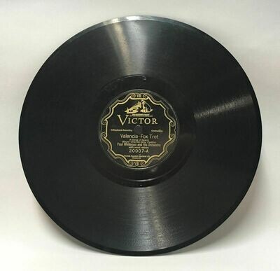 Paul Whiteman Victor 20007 78 RPM Record Valencia - Fox Trot & No More Worryin' - Fox Trot 1926