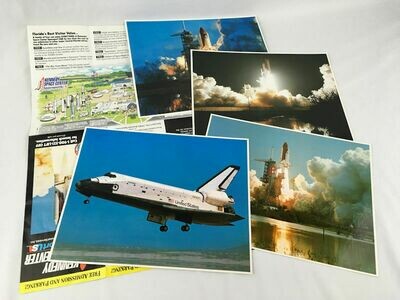 NASA Space Collection Set of 4 Photos 8x10 & Brochure