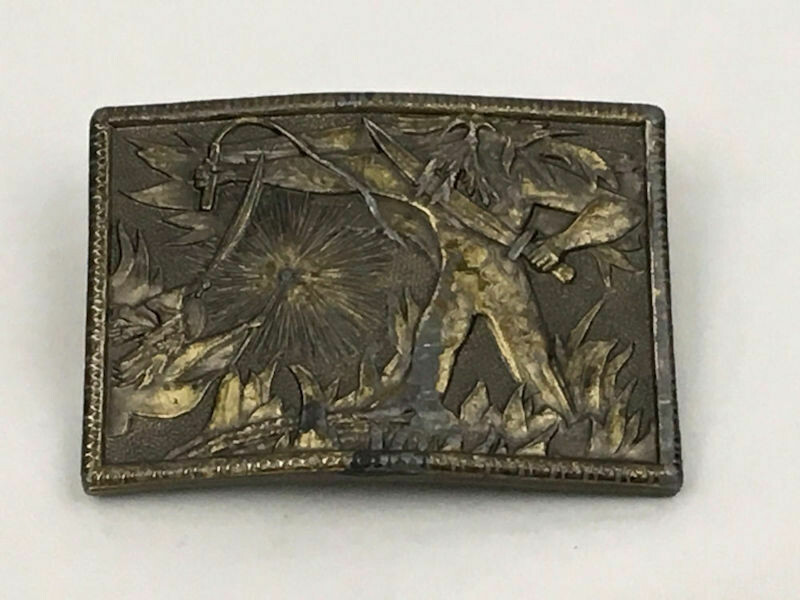 Lord Of The Rings Belt Buckle, Gandalf & Balrog, Lewis Buckle Co. 1975