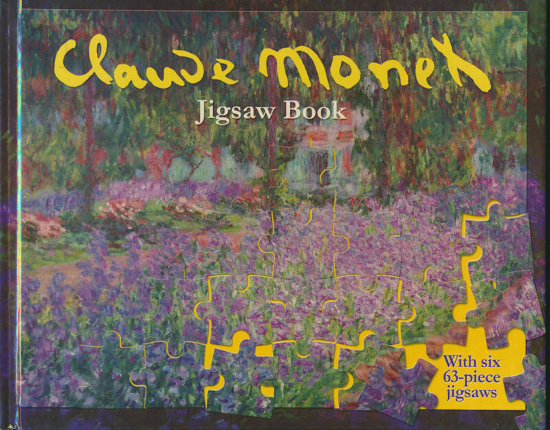 Claude Monet Jigsaw Book w/ 6-63 Piece Puzzles Impressionist Art Paintings 2002