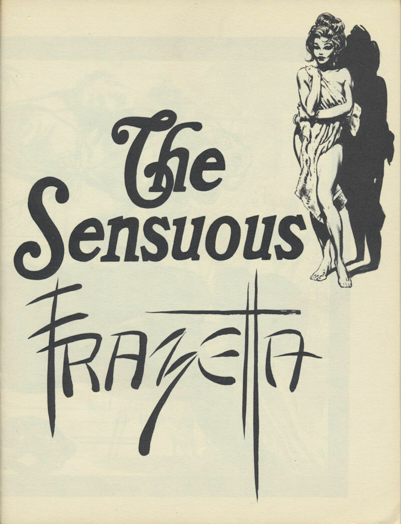 Rare "The Sensuous Frazetta" Art Portfolio Softcover (c1965-1970)