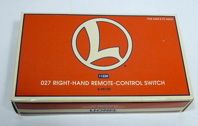 LIONEL O27 Right-Hand Remote Control Switch, 1122R, 6-65122