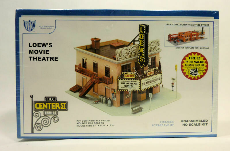 HO 1:87 Scale Loew's Movie Theater Kit Lighted - I.H.C. New in Sealed Box No. 4-7799