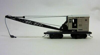 HO Gauge Crane and Boom Tender Set - Union Pacific 10250 and 3095