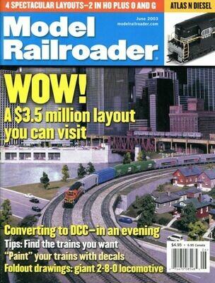 Model Railroader Magazine June 2003