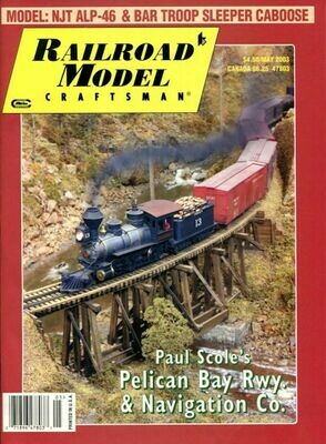 Railroad Model Craftsman May 2003 Magazine Volume 71, Number 12