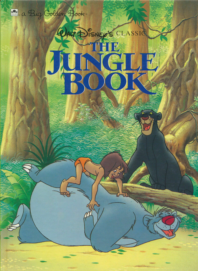 Walt Disney’s The Jungle Book A Big Golden Book HC 1990