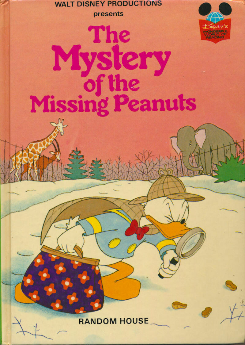 Disney's The Mystery of the Missing Peanuts Random House Book 1975