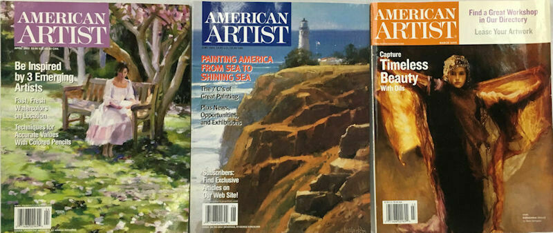 American Artist Mag 2003-2005 (Lot of 3 Issues)