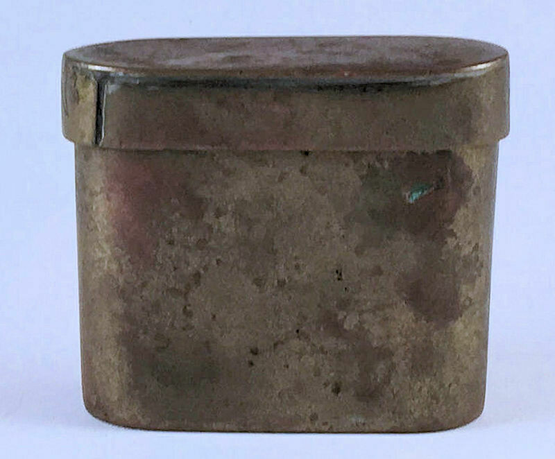 Trench Art Brass Box with Removable Cover