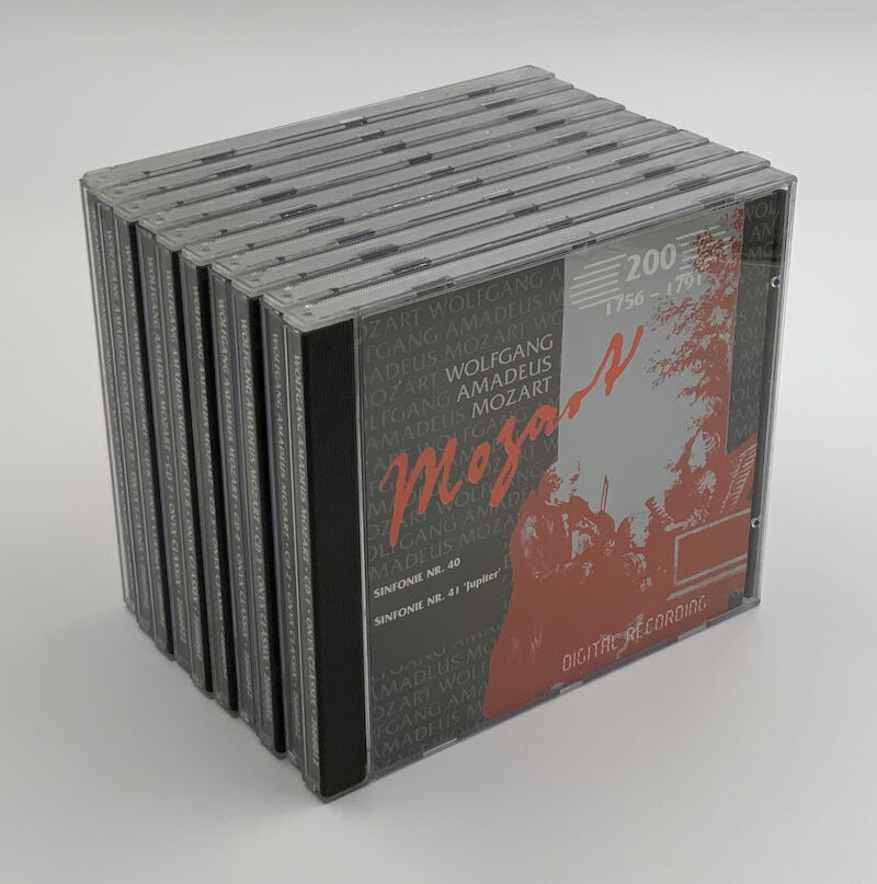 Wolfgang Amadeus Mozart 10 CD Limited Edition Onyx Classix Set 1756-1791