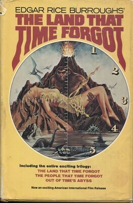 The Land That Time Forgot Trilogy - Edgar Rice Burroughs HC/DJ BCE 1974