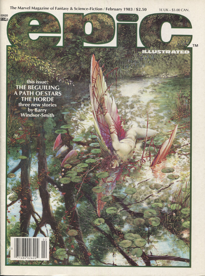 EPIC Illustrated February 1983 Vol.1, No.16 Marvel Magazine – Barry WINDSOR Cover.