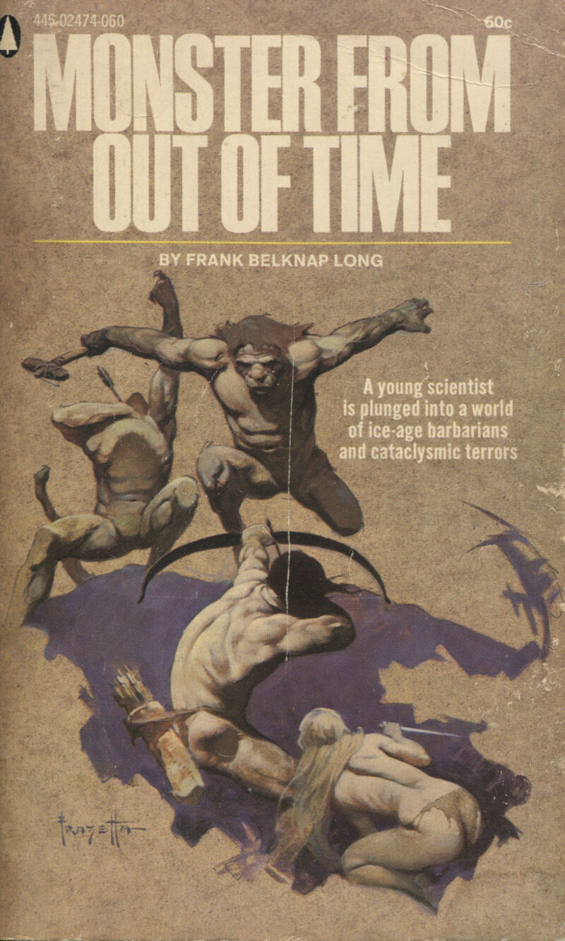 Monster from Out of Time by Frank Belknap Long PB 1st Paperback 1970 FRAZETTA Cover