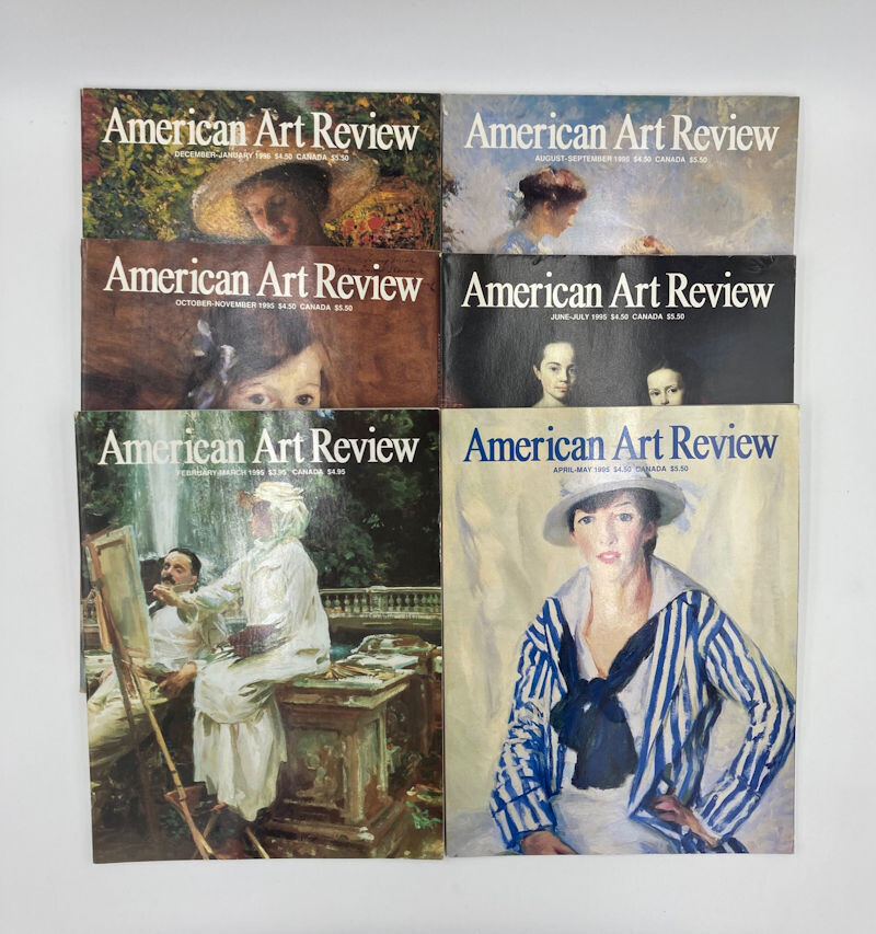 American Art Review 1995 (LOT of 6 Issues) Vol. VII. no.1-6