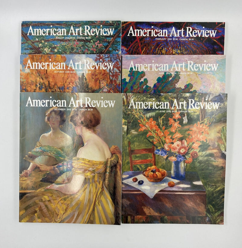 American Art Review 2002 (LOT of 6 Issues) Vol. XIV. No.1-6
