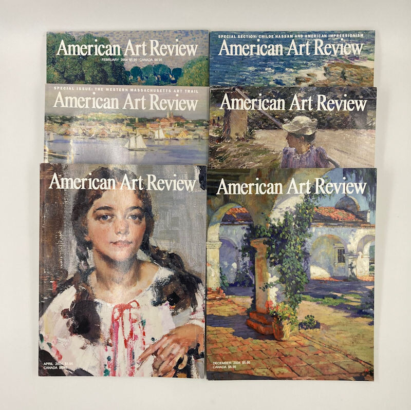 American Art Review 2004 (LOT of 6 Issues) Vol. XVI. No.1-6