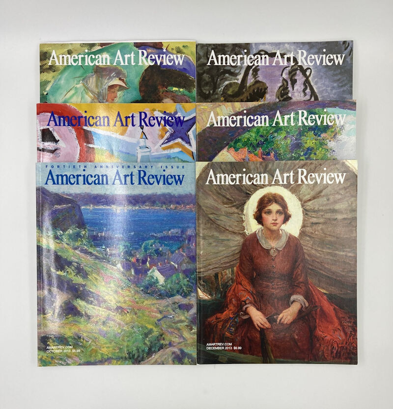 American Art Review 2013 (LOT of 6 Issues) Vol. XXV. No.1-6