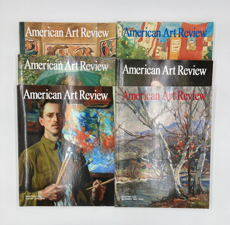 American Art Review 2008 (LOT of 6 Issues) Vol. XX. No.1-6