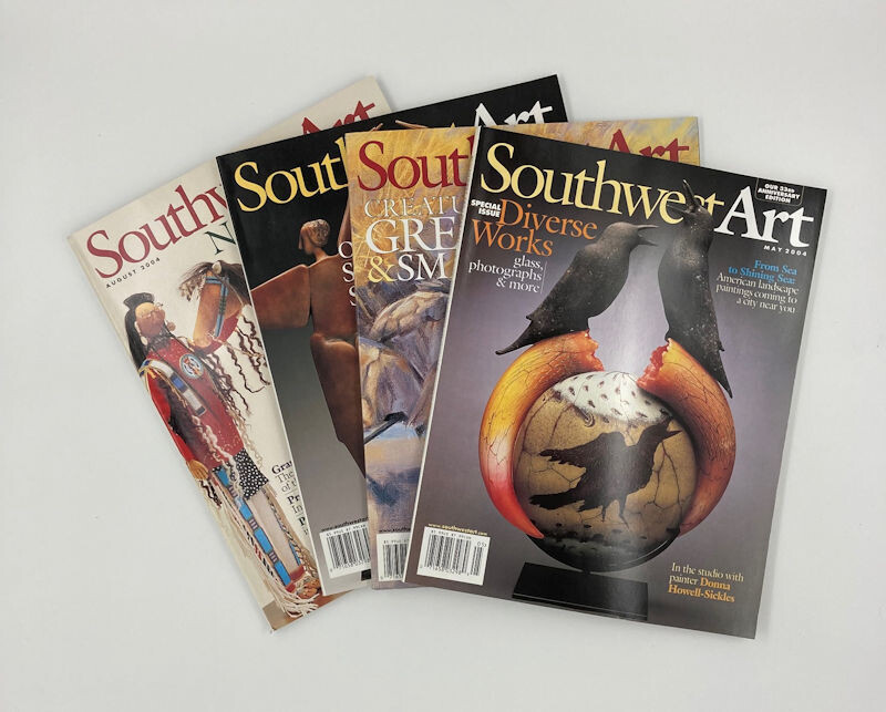 Southwest Art (4 Issues) May, Jun, Jul, Aug 2004