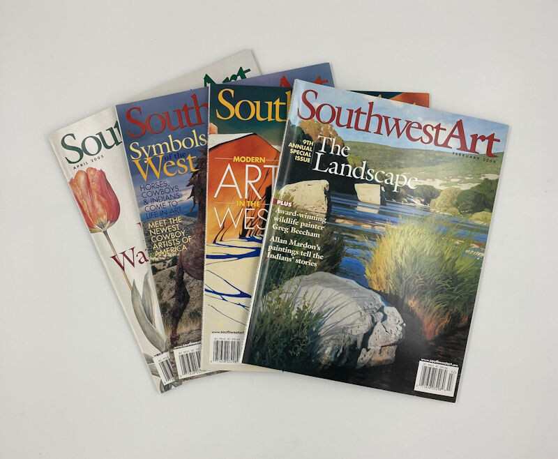 Southwest Art (4 Issues) Jan, Feb, Mar, Apr 2005