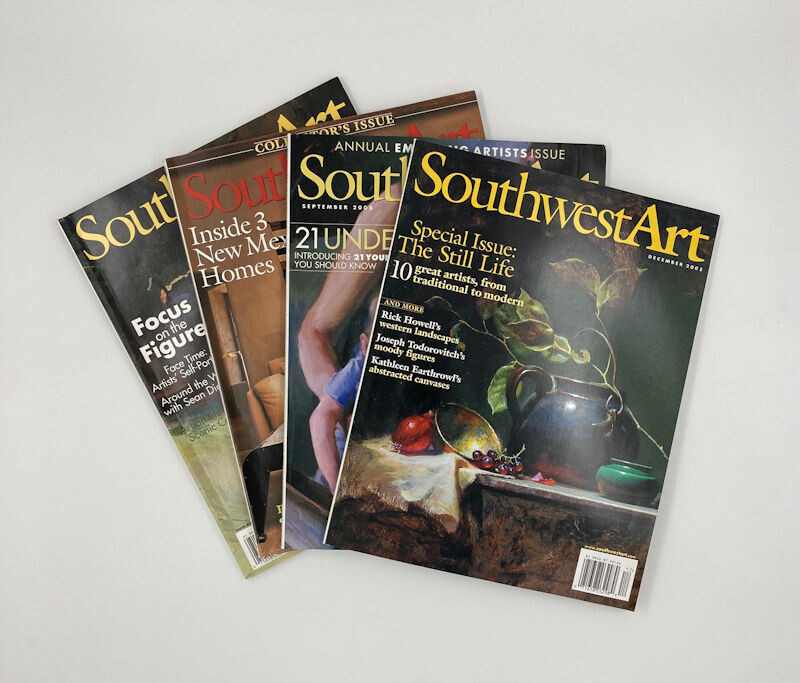 Southwest Art (4 Issues) Sep, Oct, Nov, Dec 2005