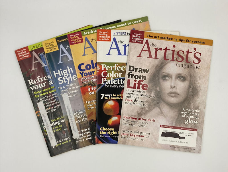 The Artist's Mag (5 Issues) May, Jun, Jul, Aug, Oct 2005