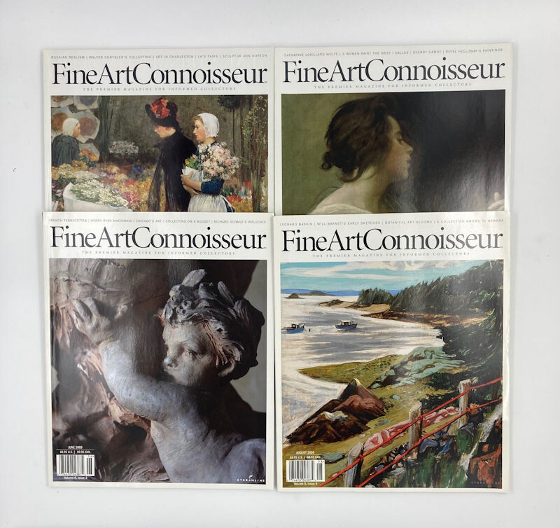 Fine Art Connoisseur Mag (4 Issues) Feb, Apr, Jun, Aug 2009