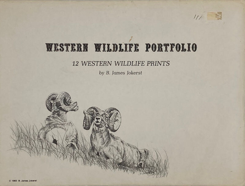 Western Wildlife Portfolio 12 Prints by James Jokerst 1983