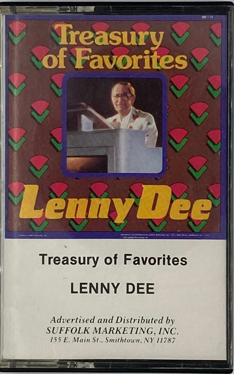Lenny Dee Treasury of Favorites Cassette 1985