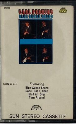 Carl Perkins Blue Suede Shoes Cassette SUN-C-112, 1969