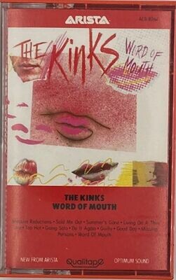 The Kinks Word of Mouth Cassette 1984