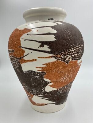 Royal Haeger 'Earth Wrap' Ceramic Pottery Vase 12” H. 1970’s