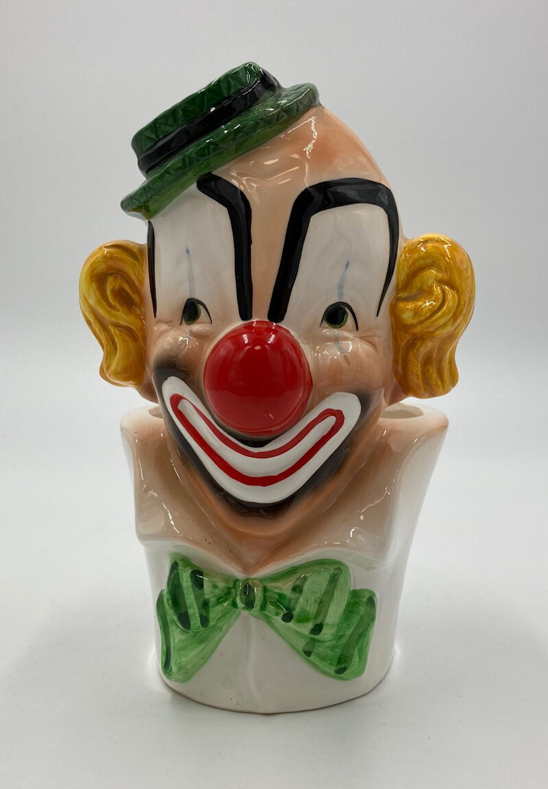 Relpo Clown Planter / Vase 5597 Head Vase 7.5” Tall