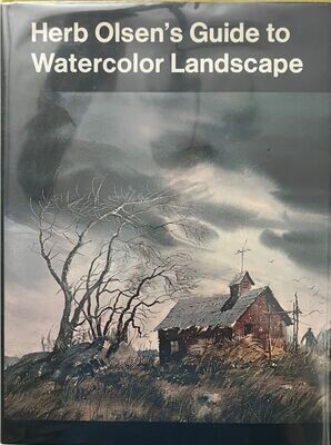 Herb Olsen’s Guide to Watercolor Landscape 1965 HC/DJ