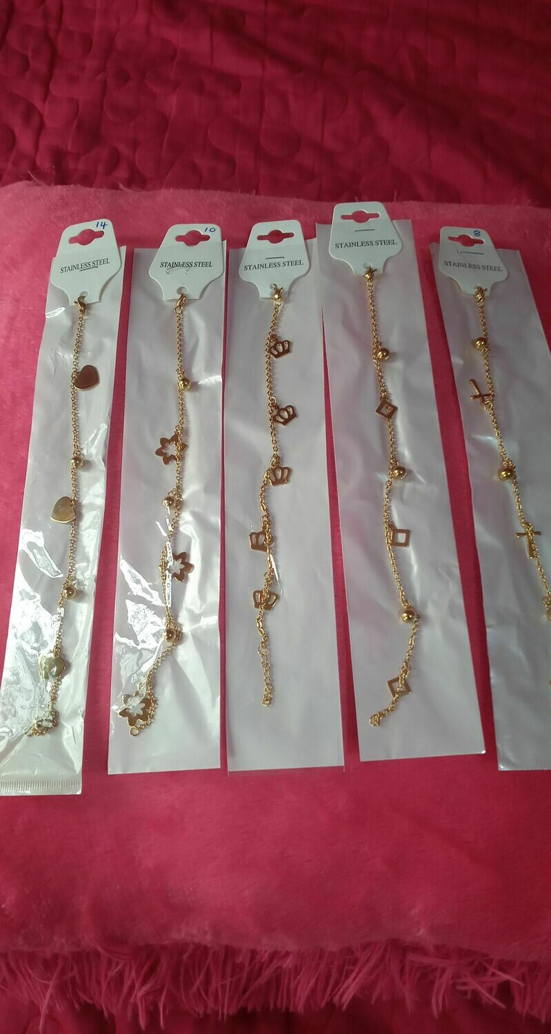 Stainless steel anklets