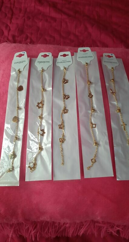 Stainless steel anklets