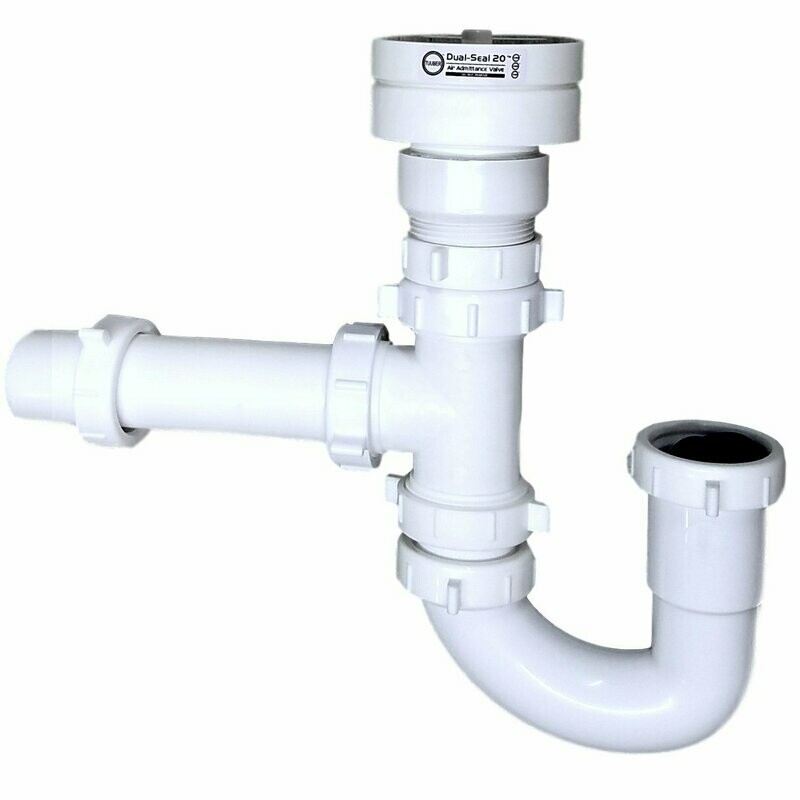 TUUBER 1-1/2" inch Trap Assembly Air Admittance Valve Kit