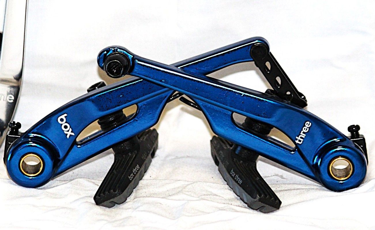 Box Three V Brakes - 108 MM - Blue - Used